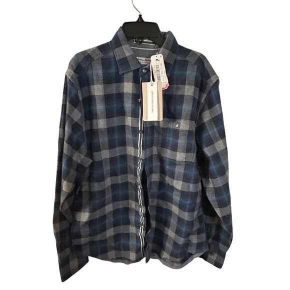 Tommy Bahama Mens Canyon Beach Plaid Flannel Shirt Size S - Picture 4 of 8